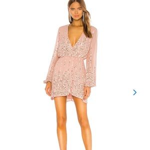 Lovers and Friends Poppy Mini Dress in Blush size S with tags $385.